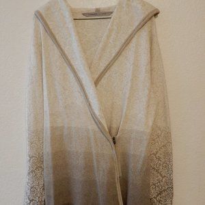 Athleta Brown & Cream Sweater